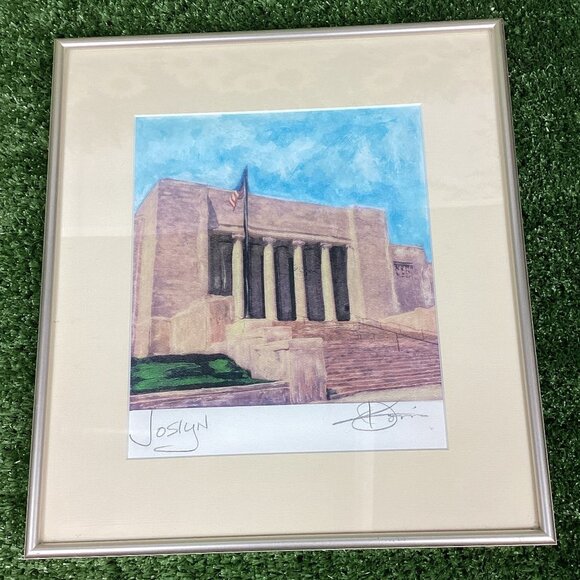 Joslyn Art Museum Original  Painting - Picture 1 of 12